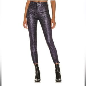 7 For All Mankind Purple Skinny Jeans